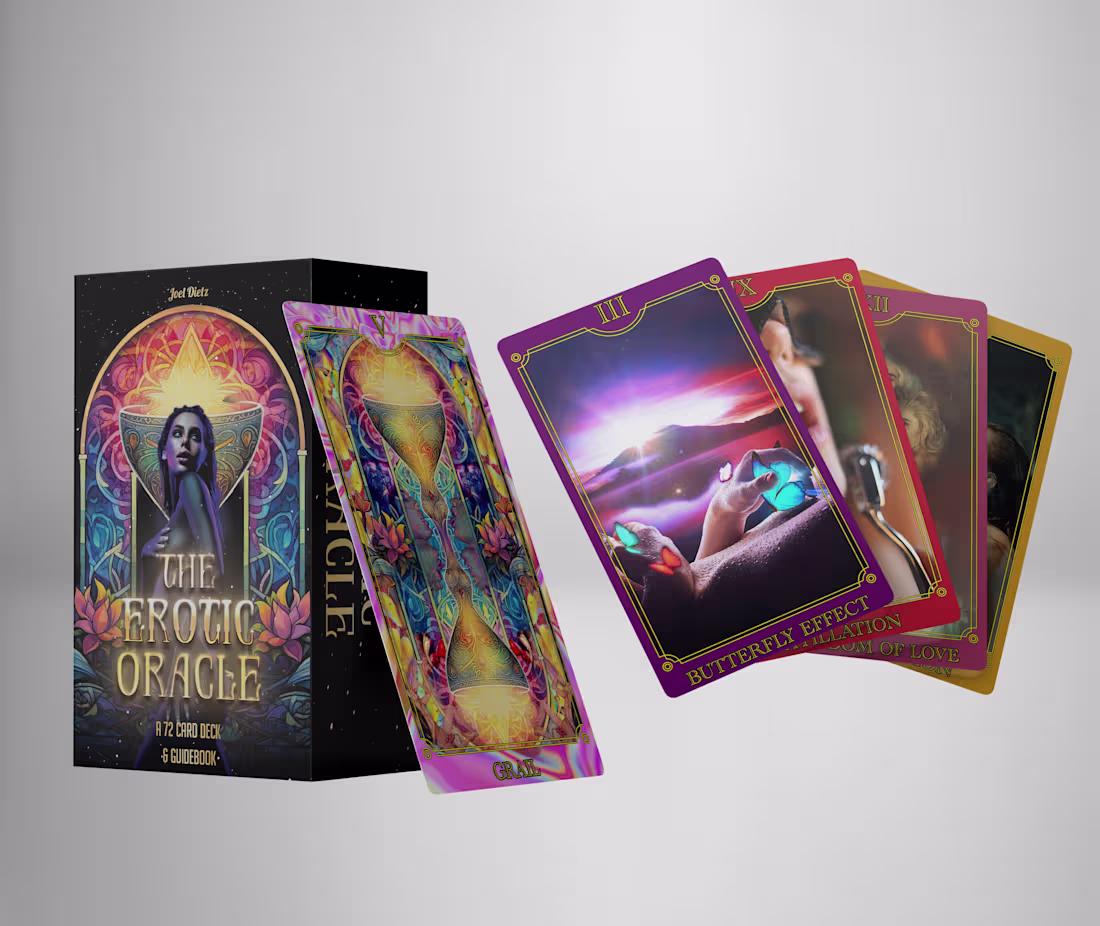 Cover image for Erotic Oracle (Erotic Tarot Cards Design)