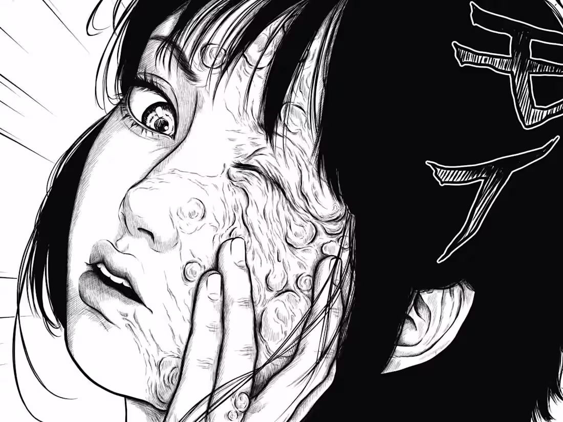 Cover image for Grotesque horror illustration applied to