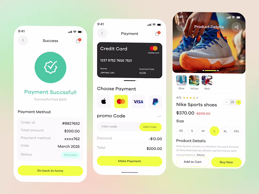Cover image for Shop Mobile App Payment Flow Design