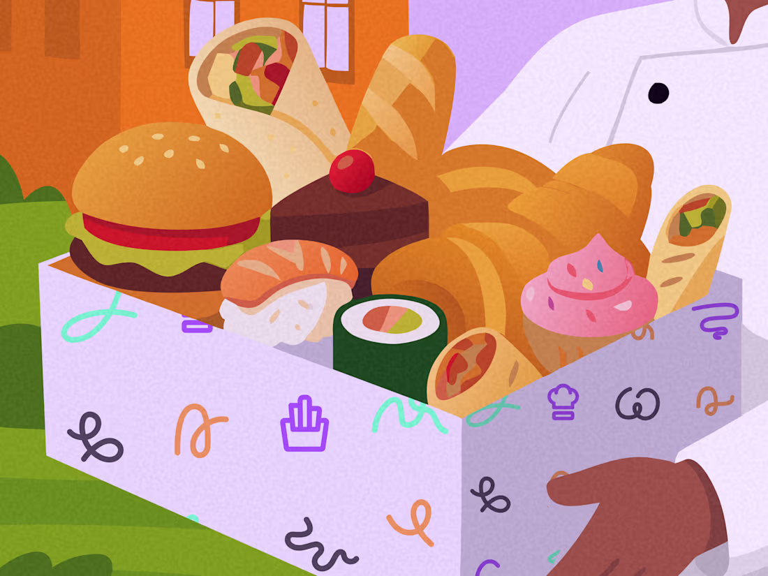 Cover image for Chop App Onboarding Illustration