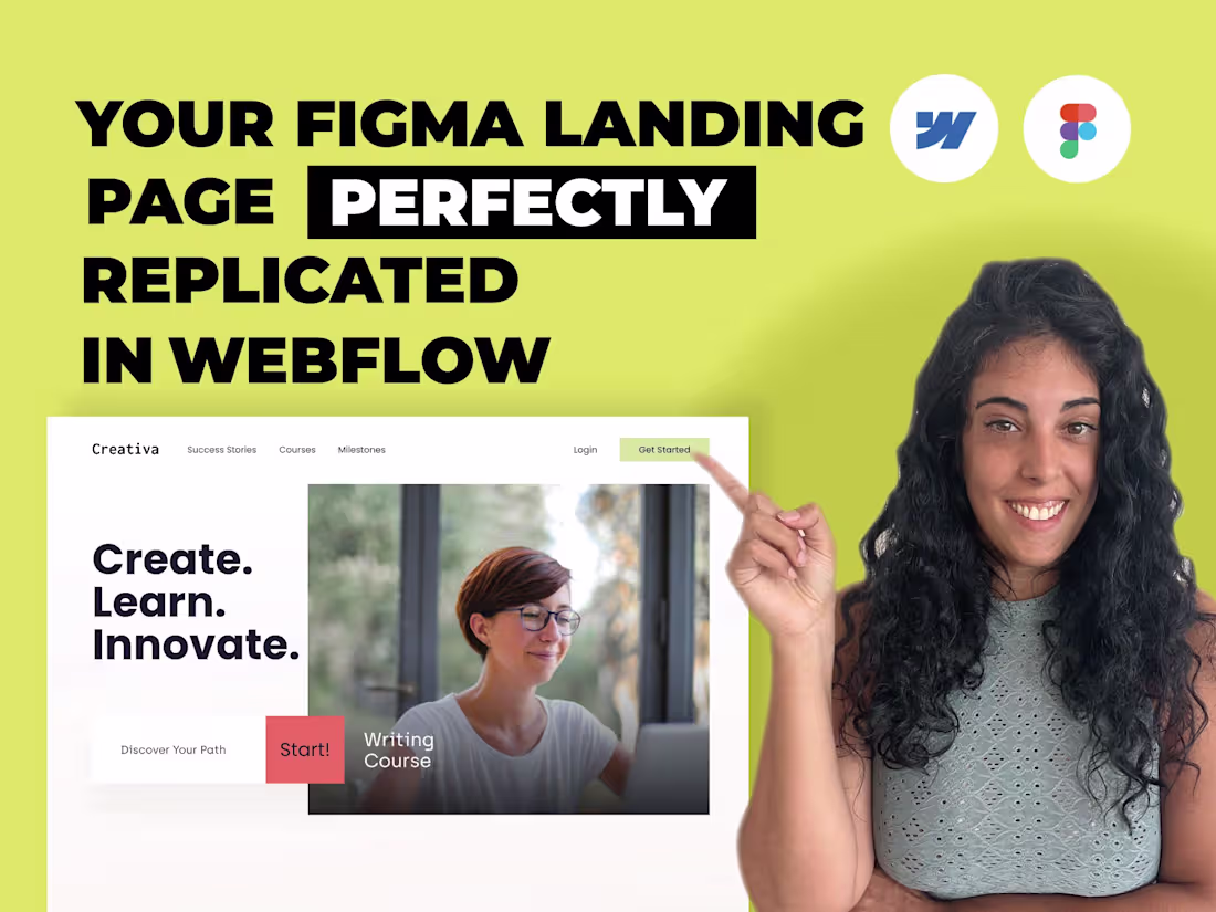 Cover image for Get a Webflow Web that perfectly matches your Figma design.