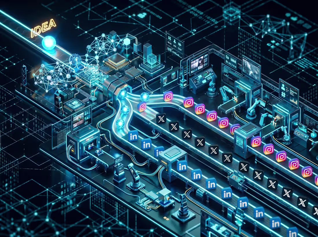 Cover image for AI-Powered Social Media Content Factory