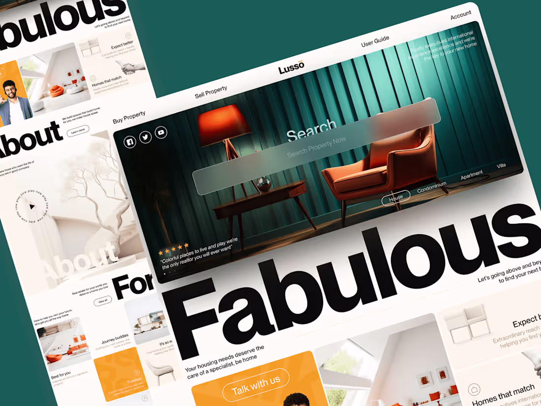 Cover image for Webflow Real Estate Website design