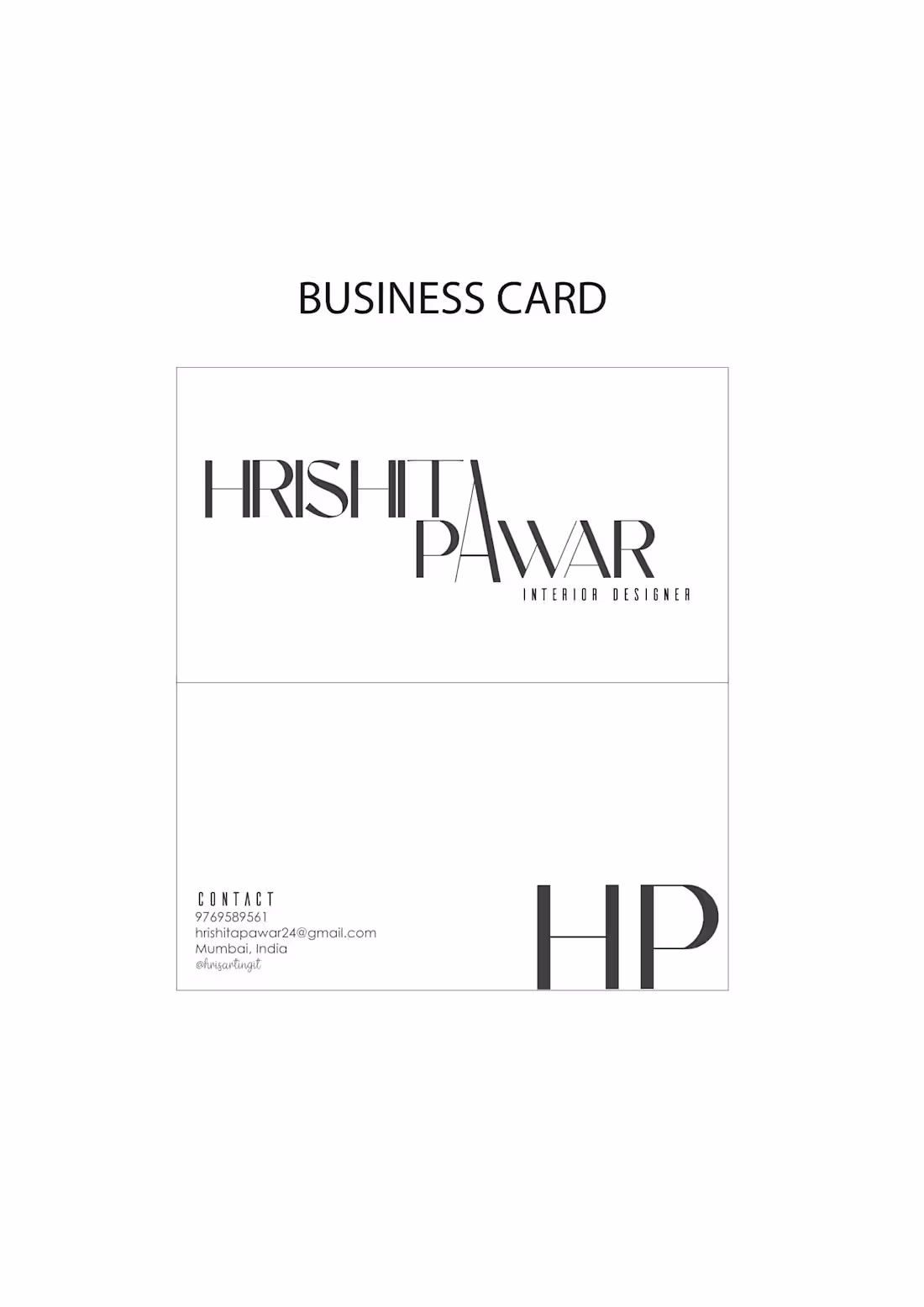 Cover image for Business card