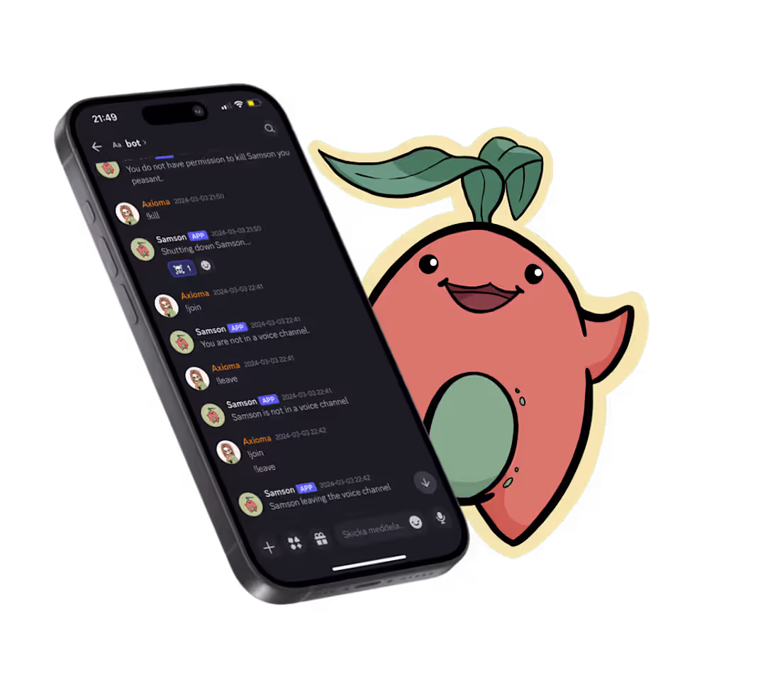 Cover image for Samson - your multi-functional Discord Bot