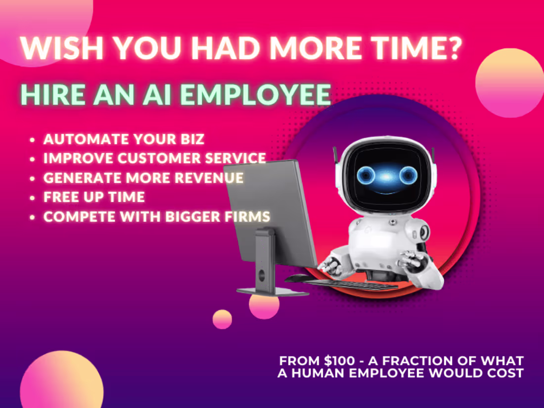 Cover image for Ai Employees to Streamline & Grow Your Business