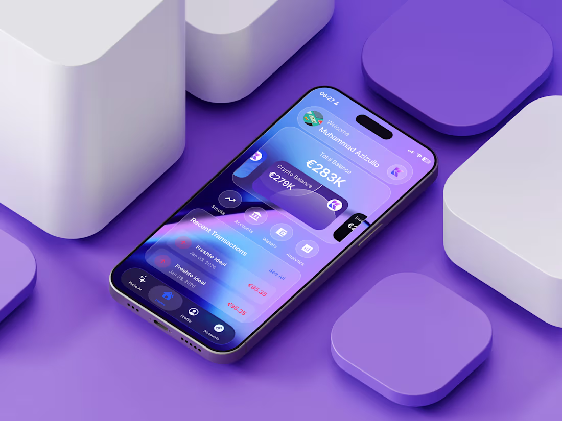Cover image for Smart Finance Management Mobile App Design