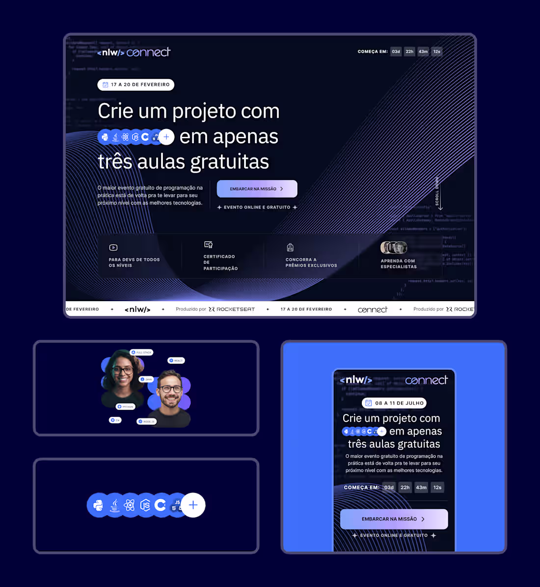 Cover image for NLW Connect - Rocketseat ▪️ Landing Page