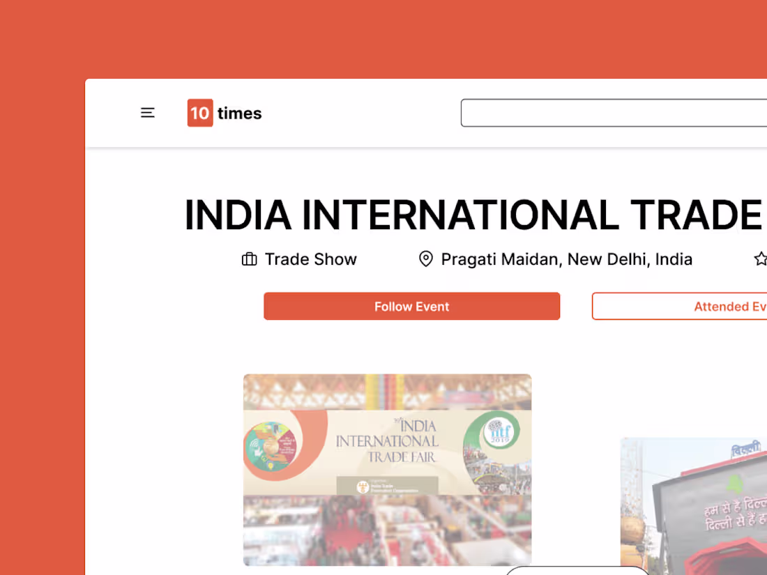 Cover image for Event Page Redesign - 10times 