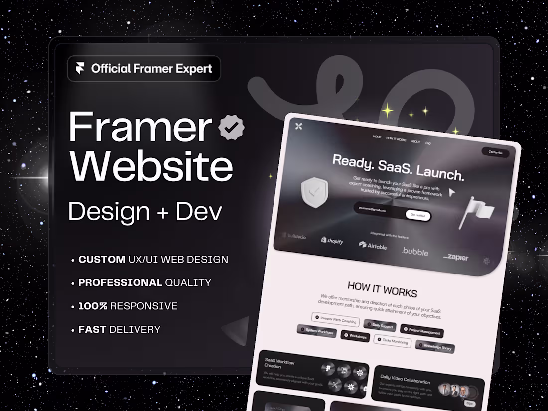 Cover image for Framer Website Design + Development