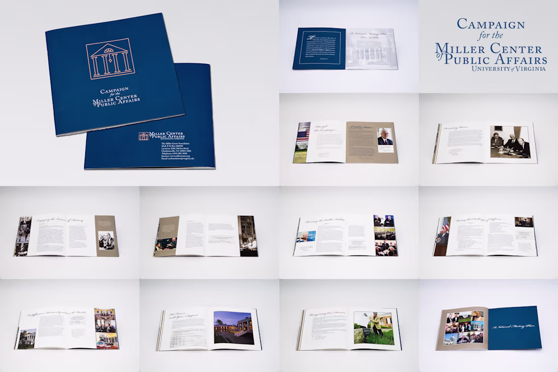Cover image for Capital Campaign Brochure. The Miller Center of Public Affairs