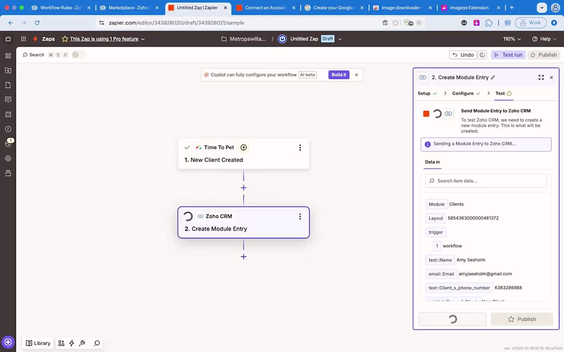 Cover image for Zapier Integration for Zoho CRM