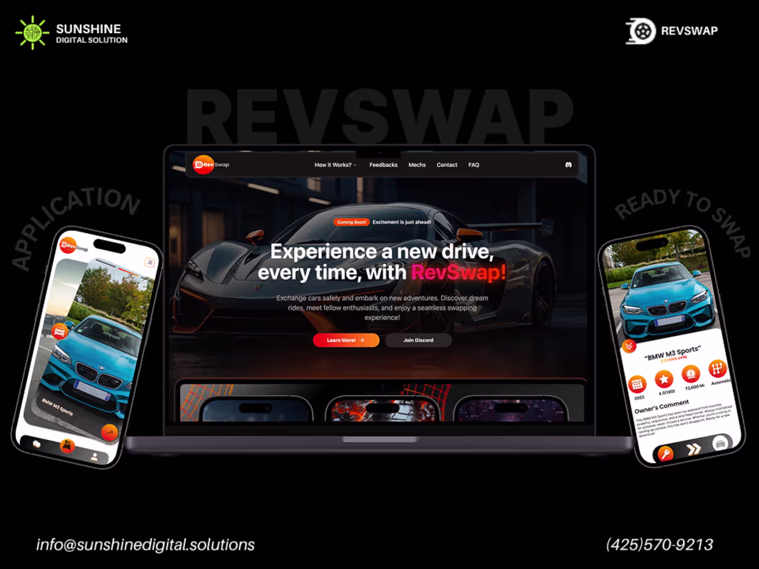 Cover image for RevSwap Car-Swapping App Development
