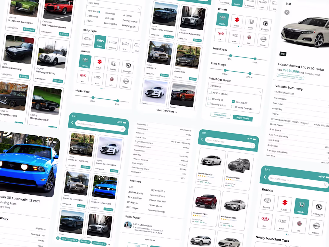 Cover image for Dream Car App (online platform for buying and selling cars)