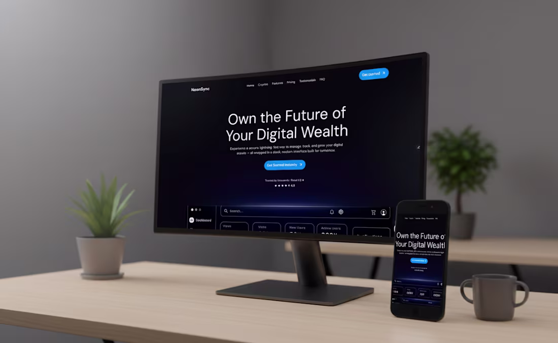 Cover image for Crypto Landing Page Design and Development in Framer