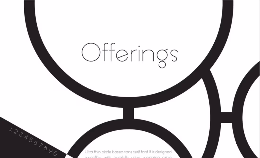 Cover image for Offering Typeface Poster