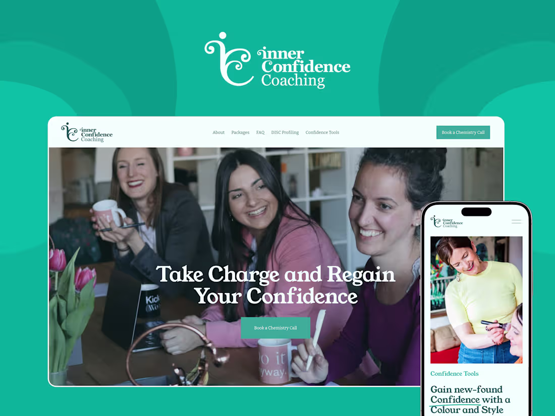 Cover image for Squarespace Website — Inner Confidence Coaching