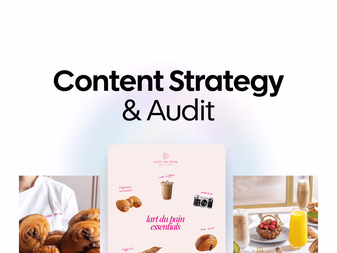 Cover image for Content Strategy + Audit