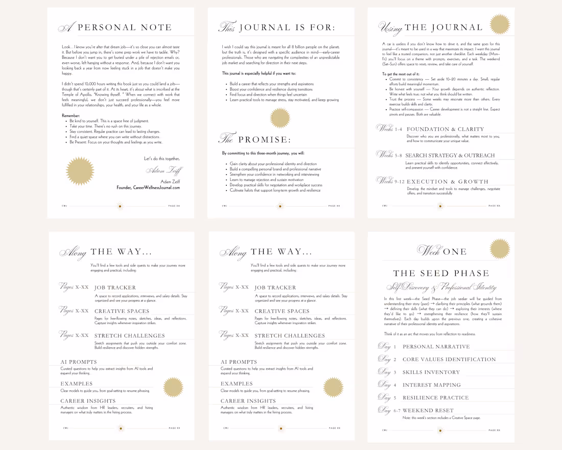 Cover image for Introducing "The Career Wellness Journal"...