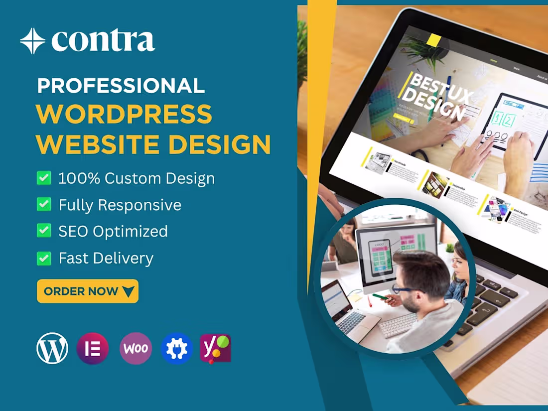 Cover image for Professional WordPress website Design | Fully SEO Optimized