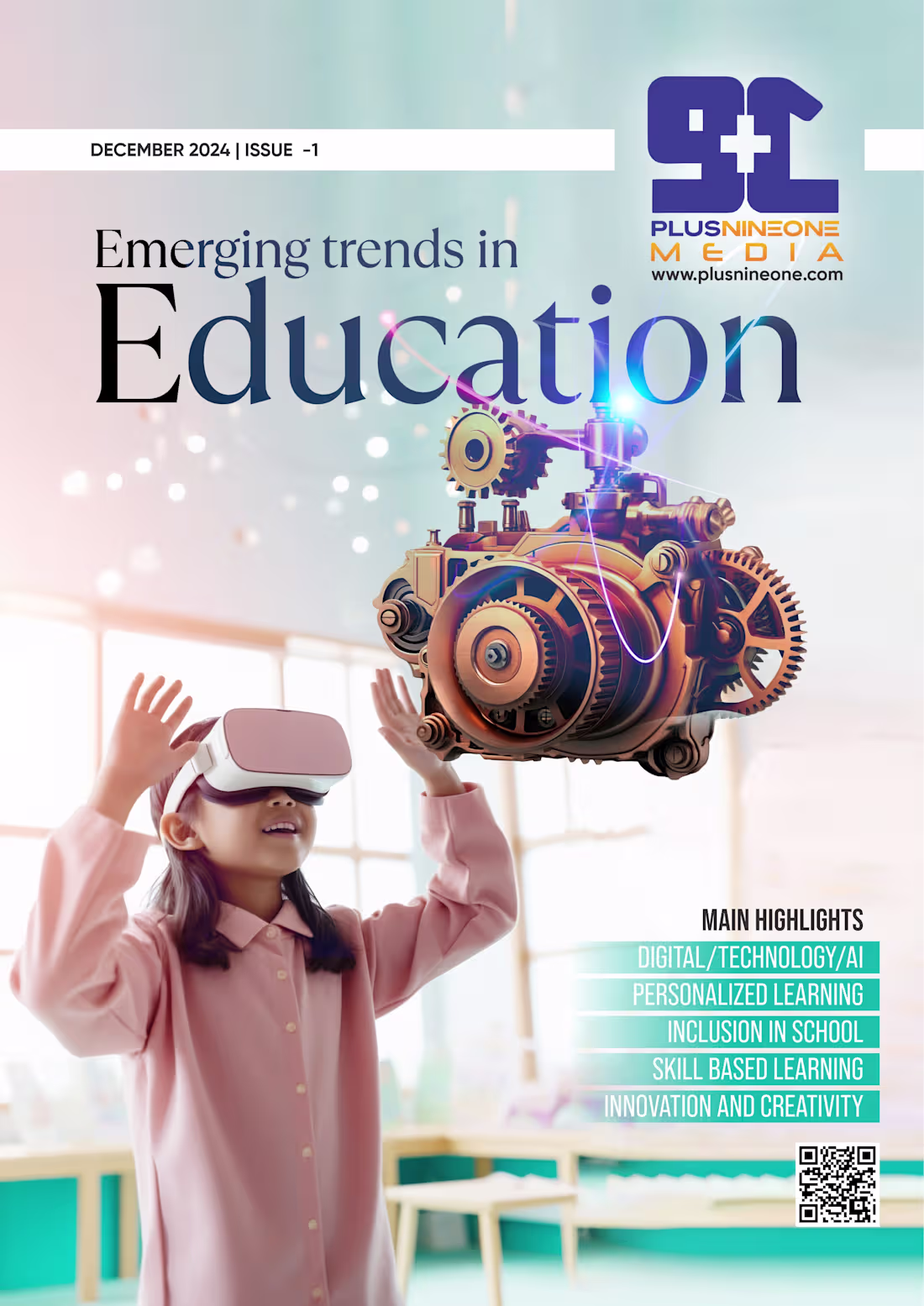 Cover image for Emerging Trends in Education — Magazine Cover Design
