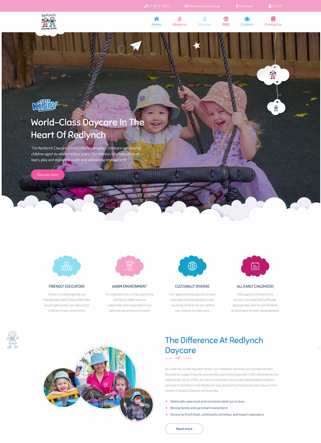 Cover image for Redlynch Daycare Centre — WordPress Website & Mobile Optimiz...