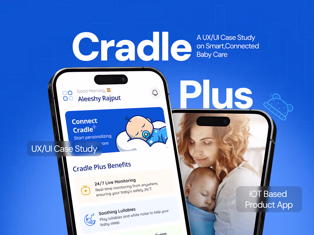 Cover image for Cradle Plus App Design Case Study