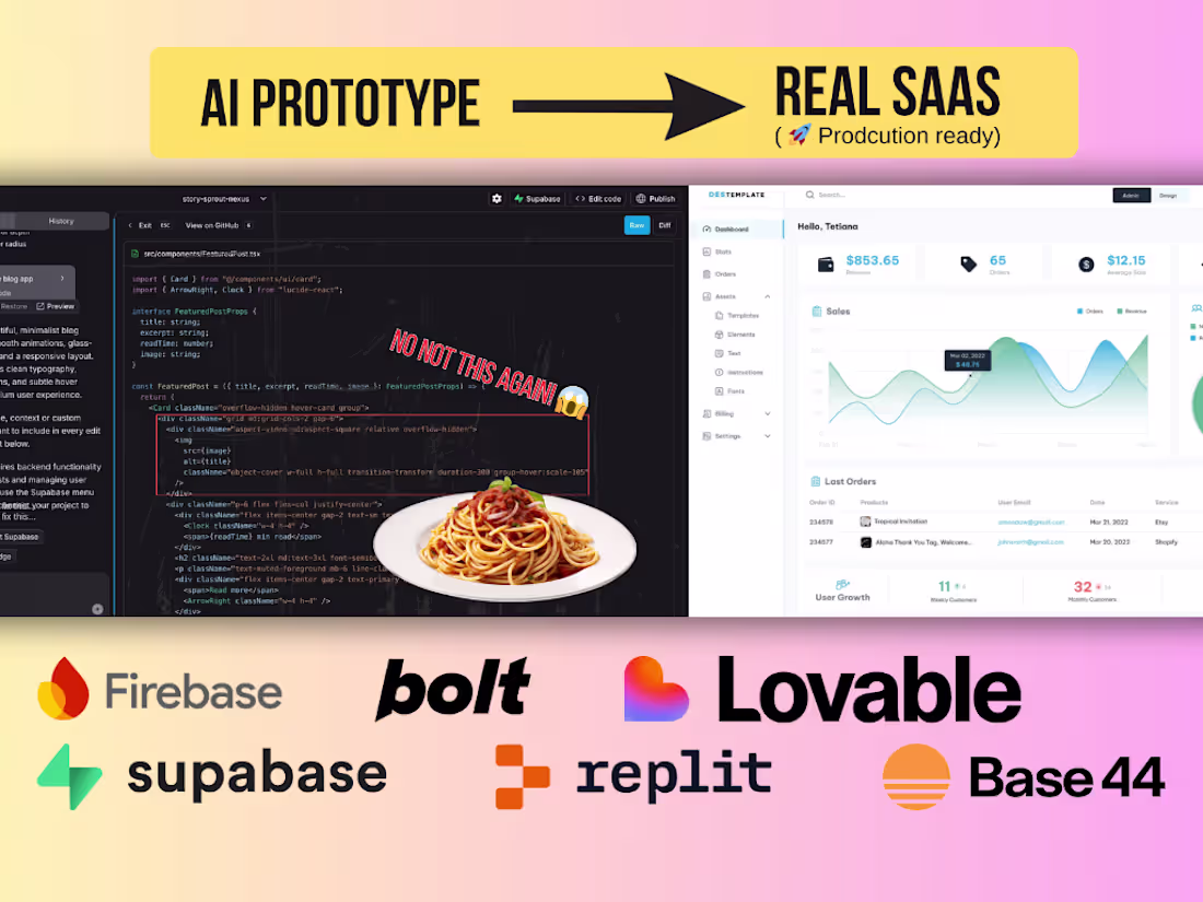 Cover image for Fix & Deploy your Lovable Bolt or Replit AI-generated app
