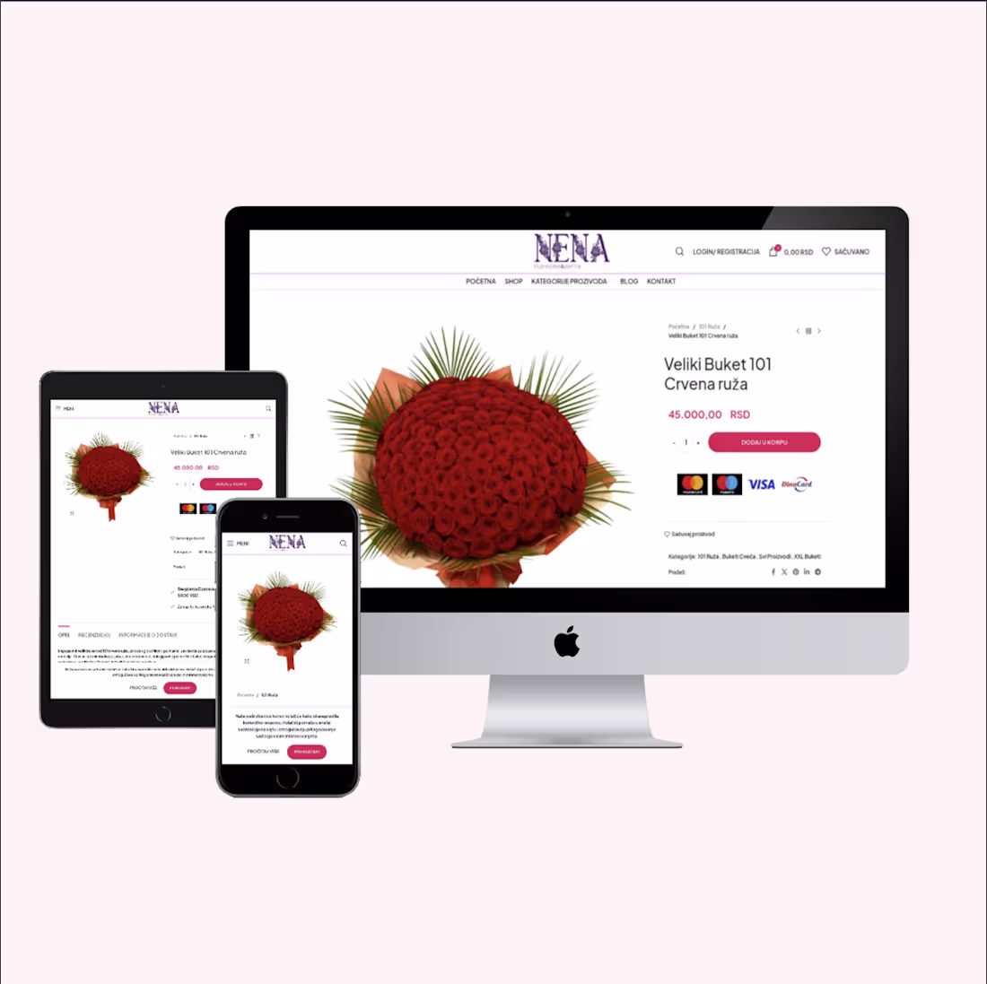 Cover image for Florist Nena — WooCommerce Flower