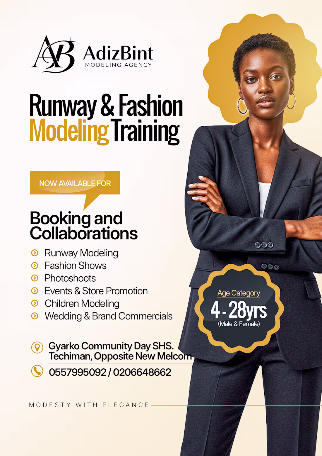 Cover image for Flyer Design for Modeling Agency