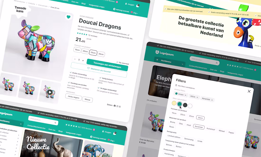 Cover image for Webshop design