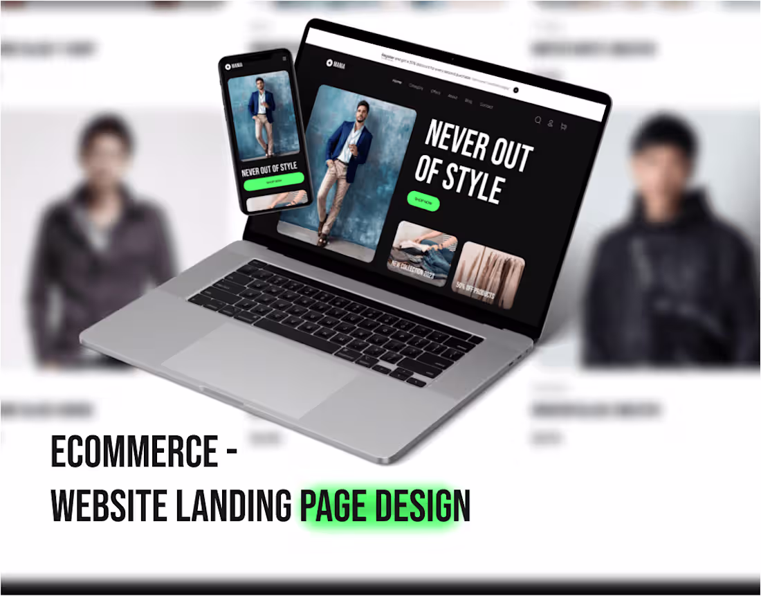 Cover image for Ecommerce Landing Page
