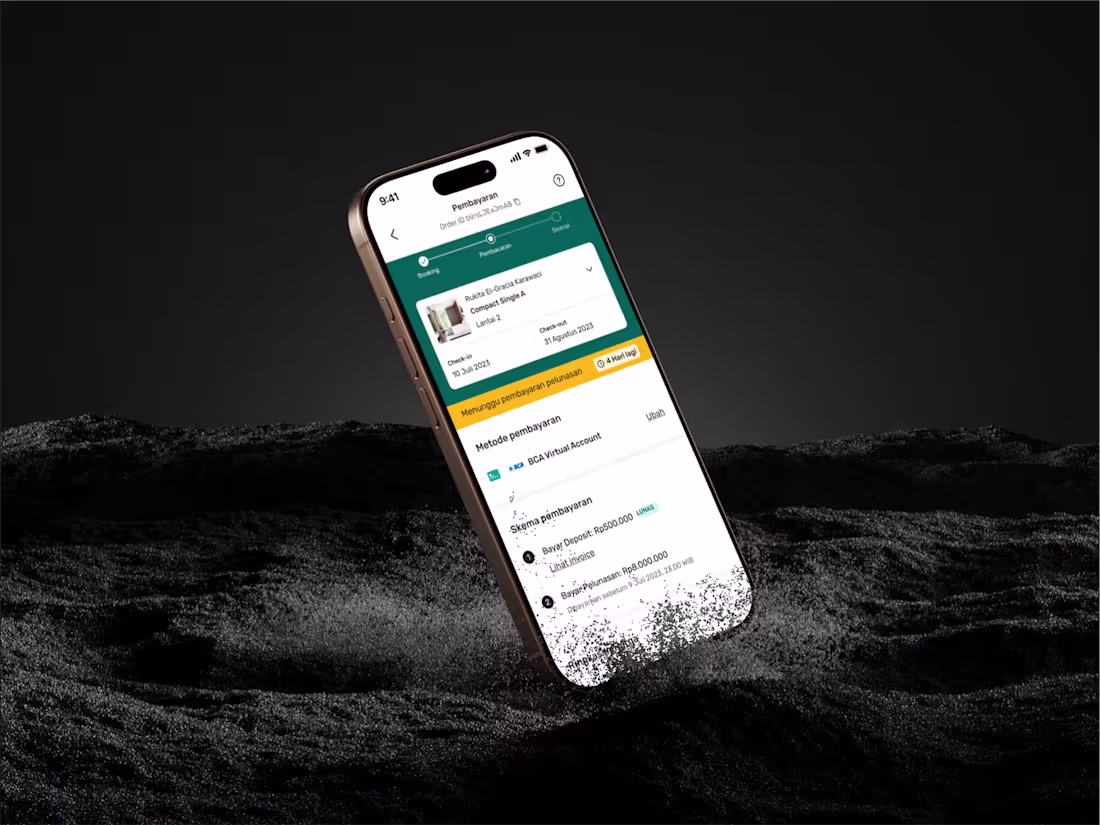Cover image for Enhancing Booking and Payment Experience at Rukita