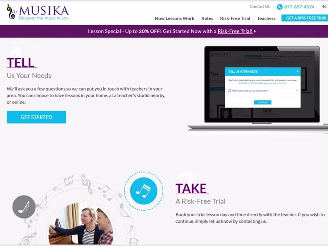 Cover image for Music Lessons - Musika Music Teachers