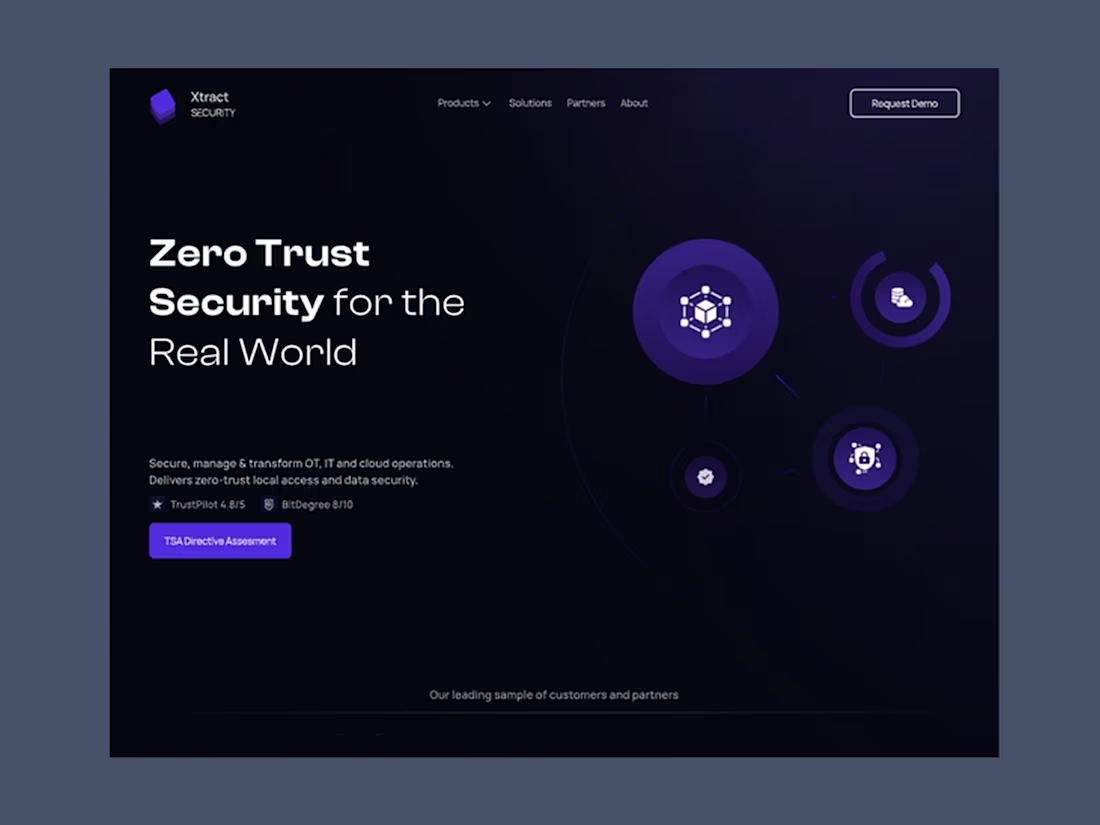 Cover image for Xtarct Security Landingpage