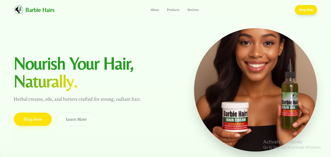Cover image for Custom Next.js Landing Page