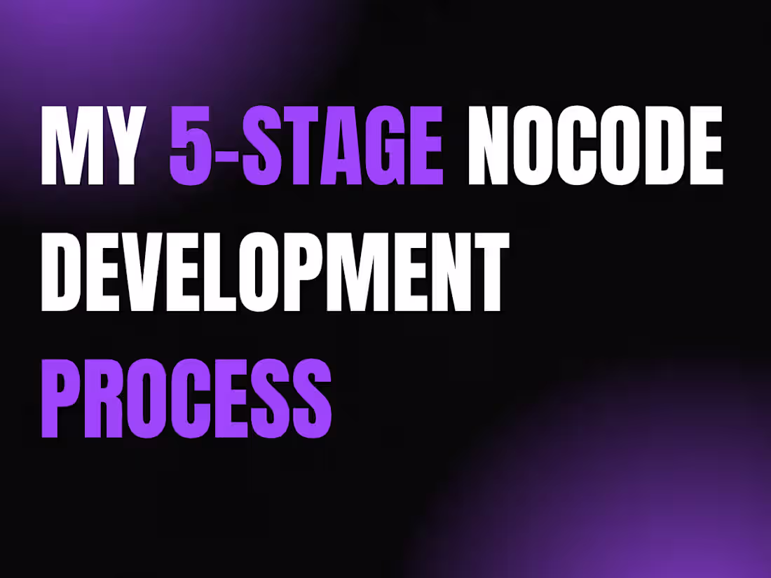 Cover image for Build MVPs 3x Faster with Bubble, Xano & Figma – No-Code Expert