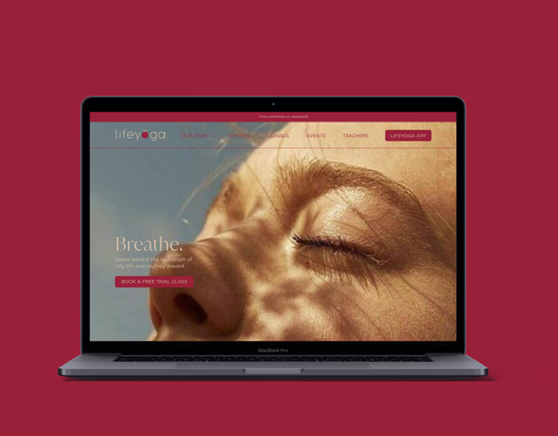 Cover image for Lifeyoga | Website Design :: Behance