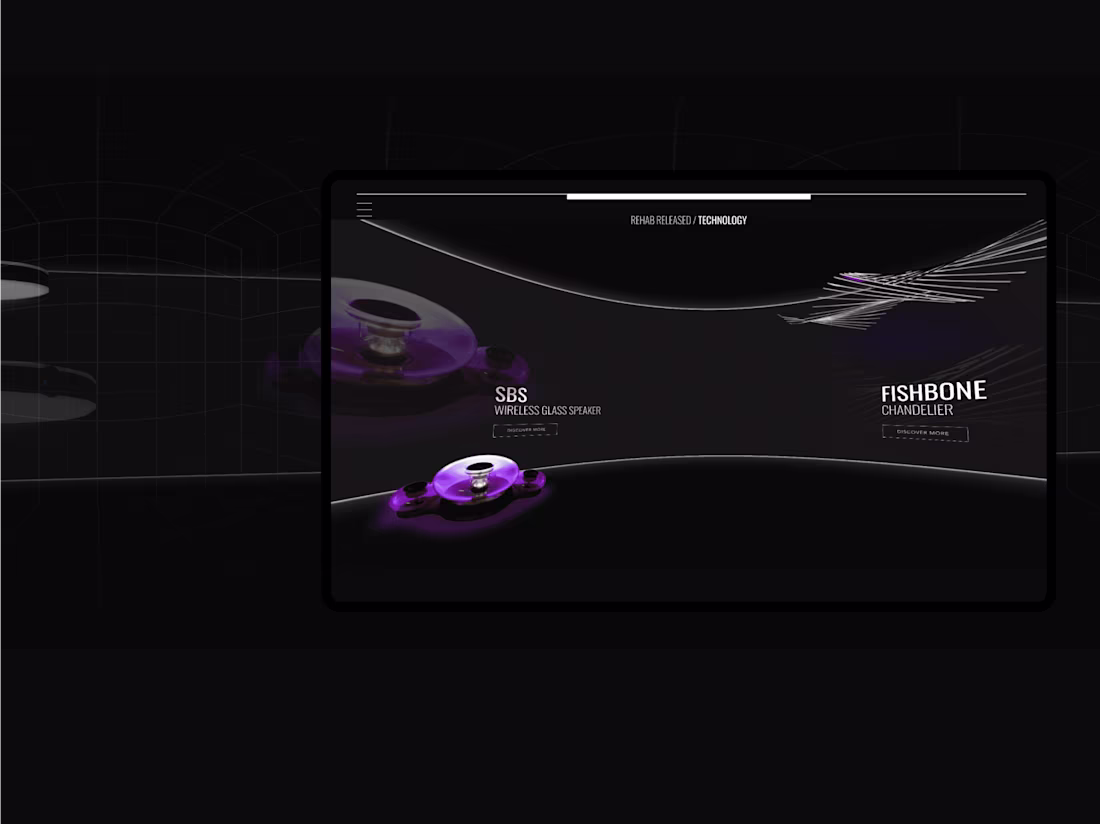 Cover image for Rehab Released – Web design & Art Direction