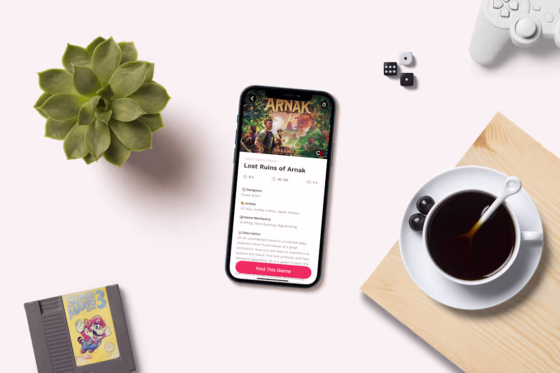 Cover image for Cardboard Nerd Board Game App