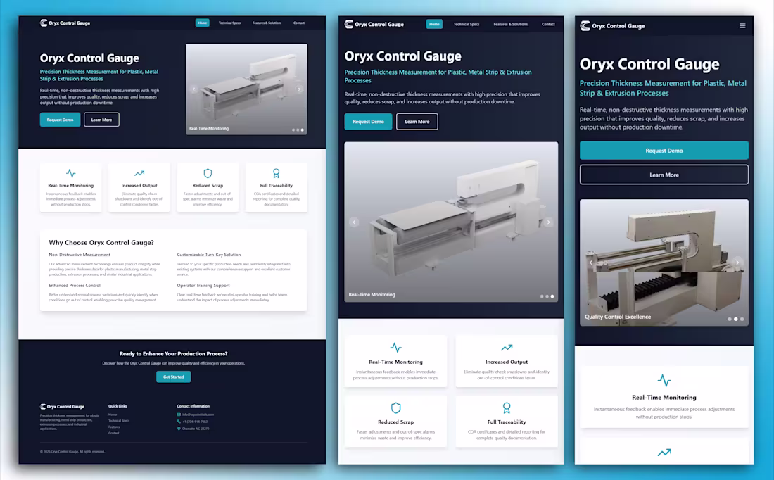 Cover image for Finishing up an engaging company site Setup with analytics (...