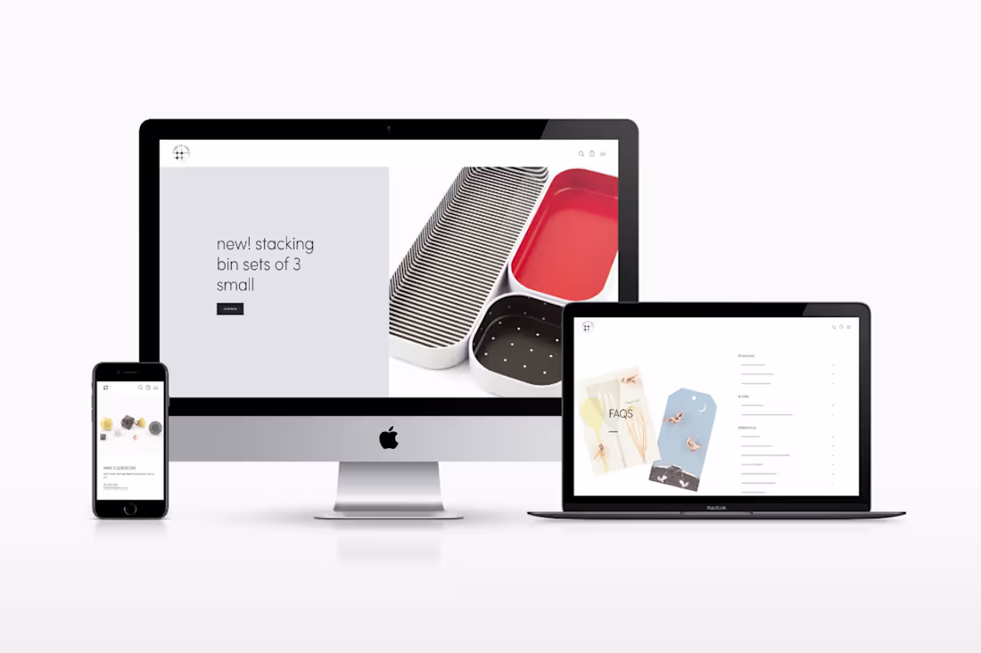 Cover image for Three by Three website redesign