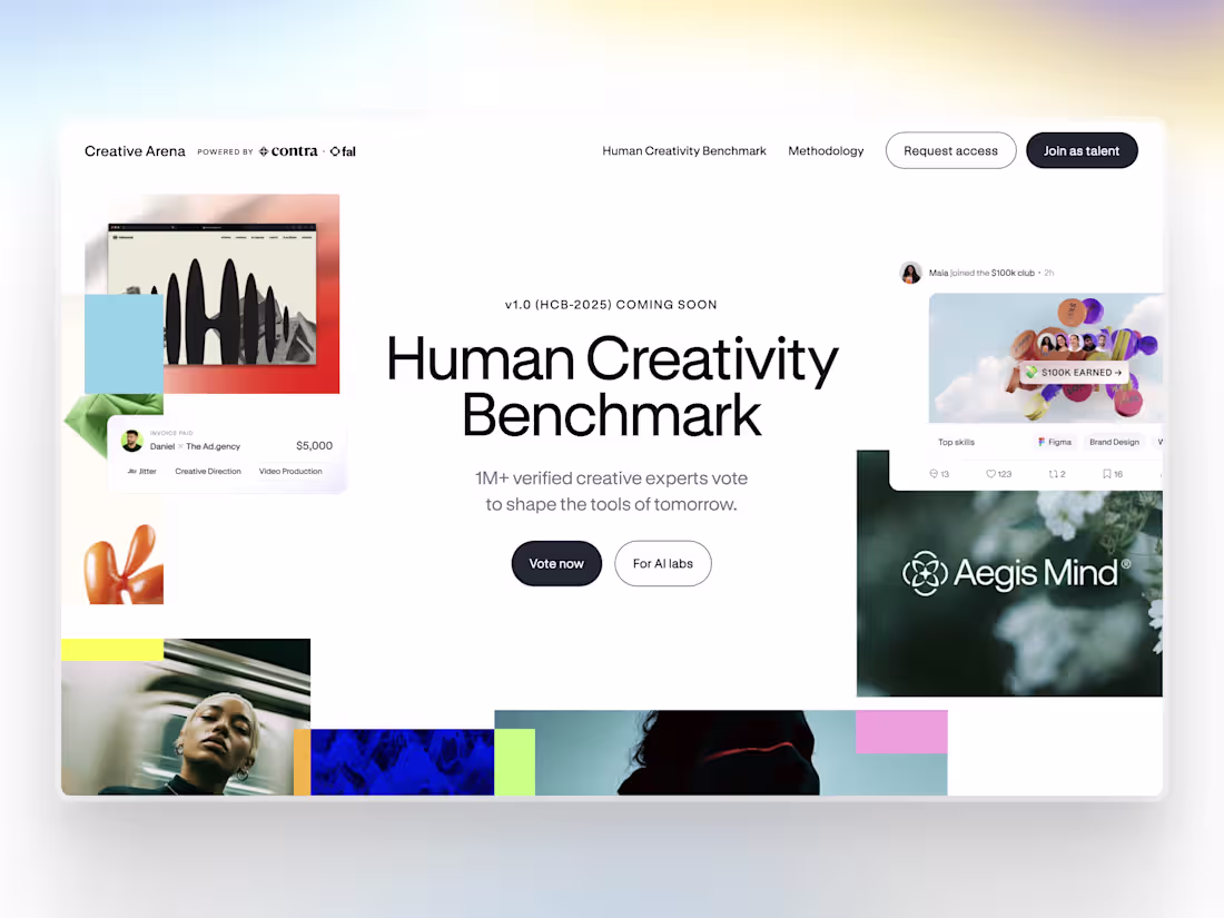 Cover image for Contra - Creative Arena Framer Build