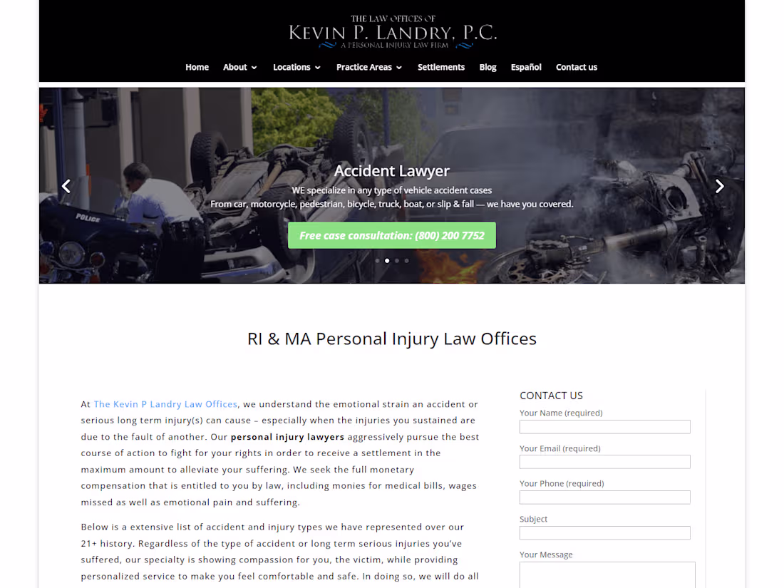 Cover image for Kevin P Landry Law Offices