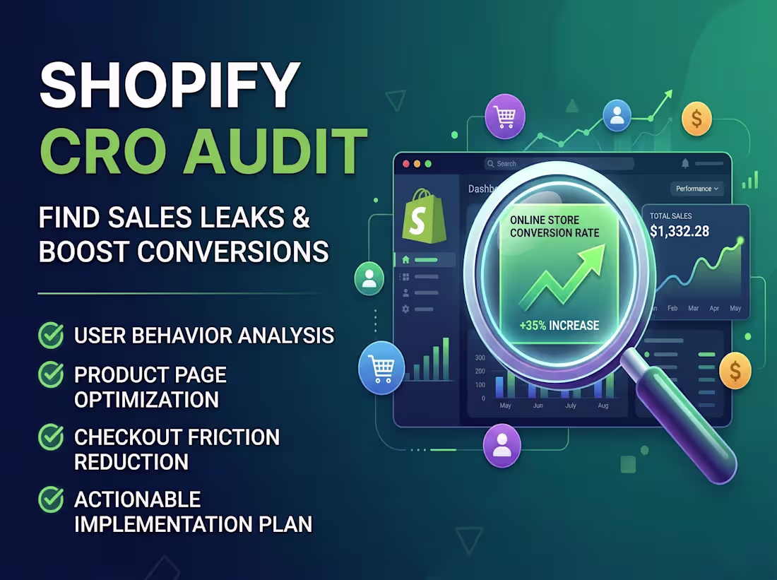 Cover image for Deep-Dive Shopify CRO Audit (Fix Your Leaky Sales Funnel)