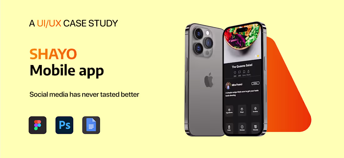 Cover image for Social Media Has Never Tasted Better{UI/UX case study}