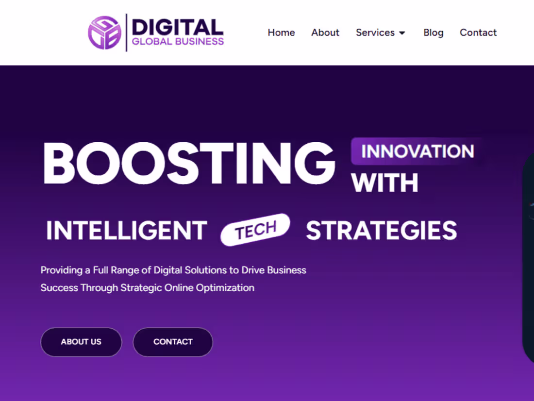 Cover image for Digital Global Business – Software Agency