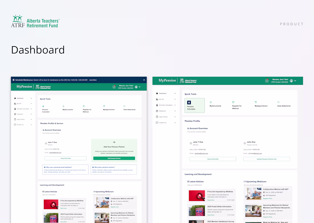Cover image for ATRF Dashboard