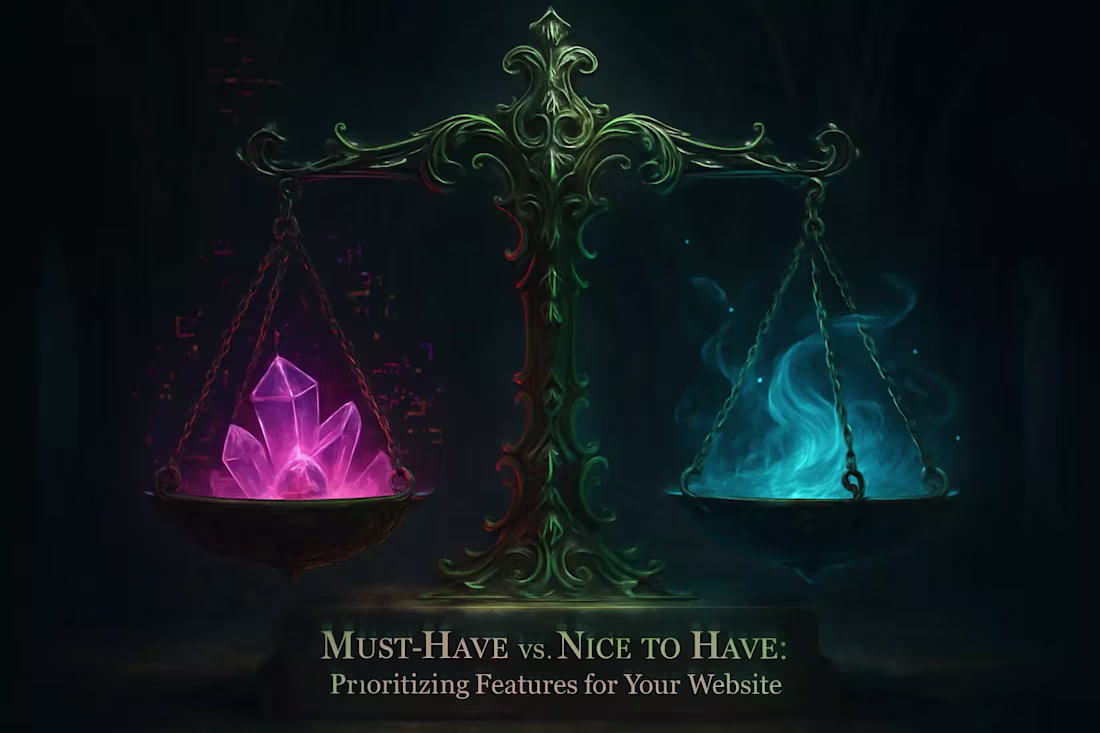 Cover image for Must-Have vs. Nice-to-Have: Prioritizing Features for Your Website