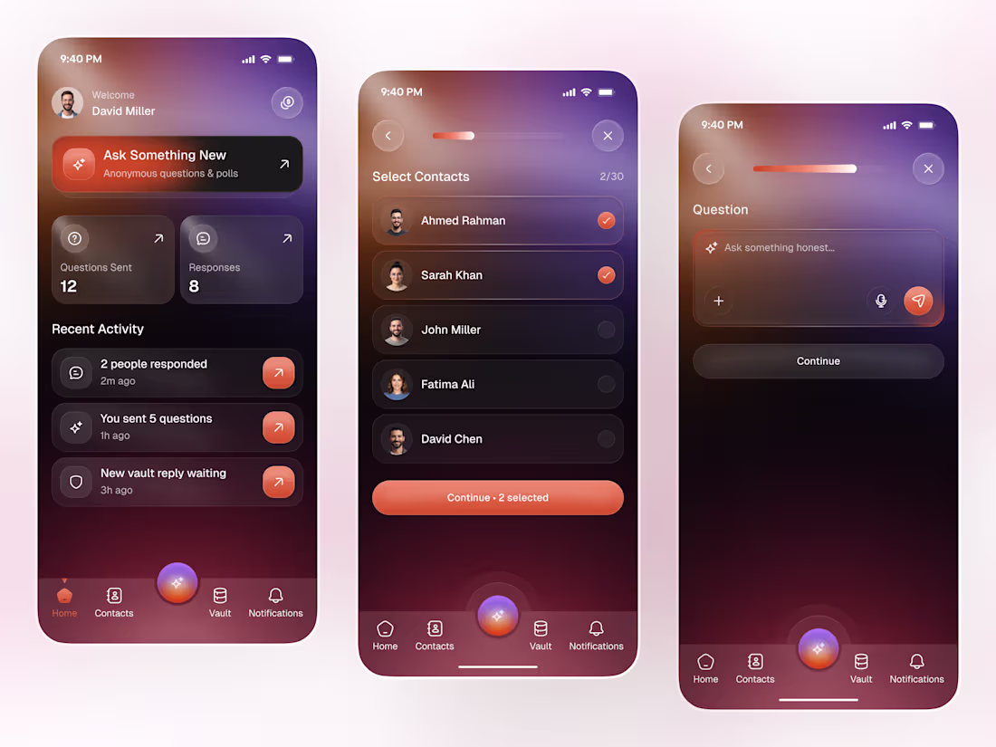 Cover image for Anonymous Q&A App – Modern Social Interaction & Polls Experi...